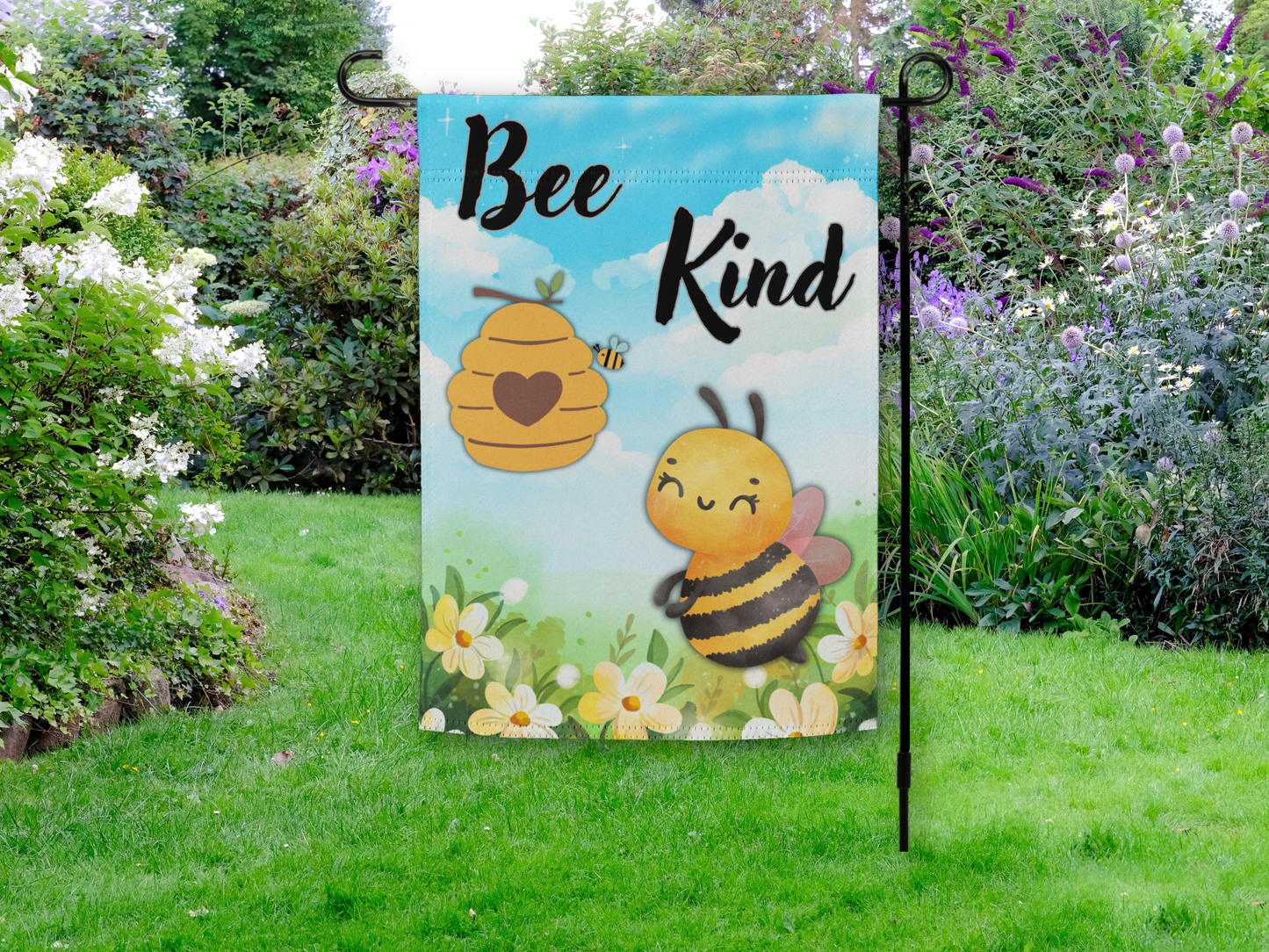 "Bee Kind" Garden flag