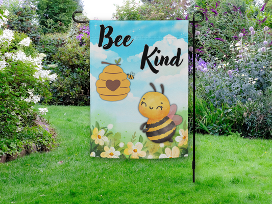 "Bee Kind" Garden flag