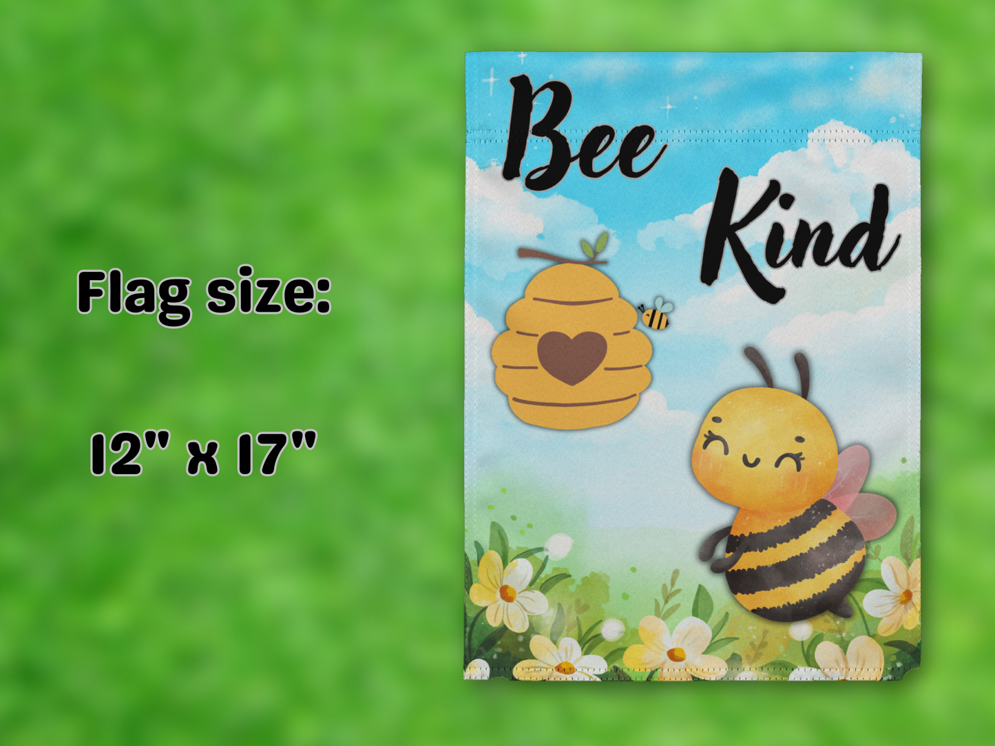 "Bee Kind" Garden flag